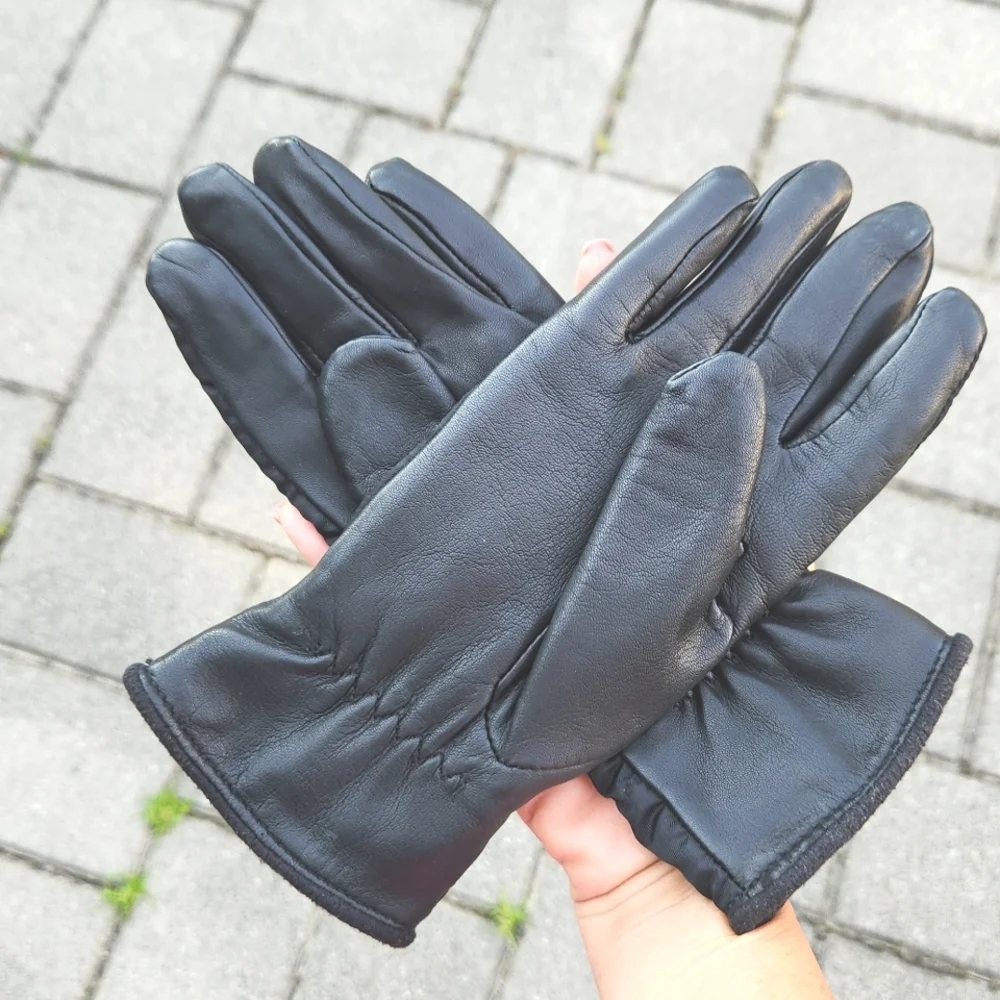 Grandoe Ladies Nylon/Leather Arctic Fleece Gloves